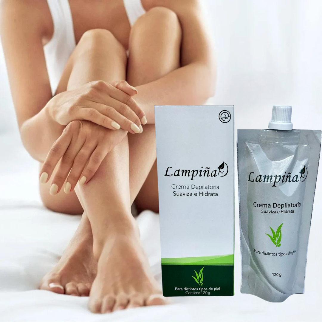 Lampiña Crema Depilatoria Cuerpo y Rostro