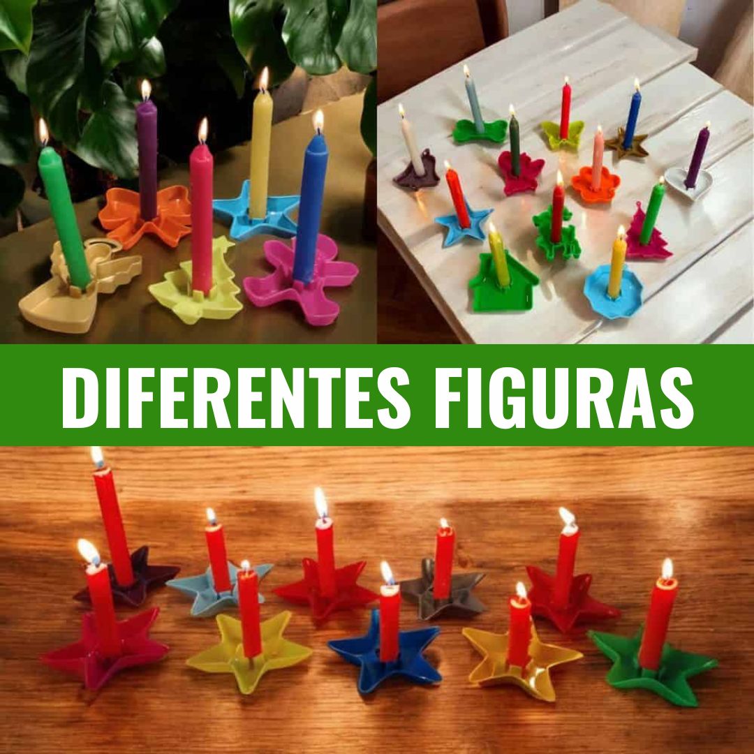 SOPORTE DE VELAS POR 20 UNIDADES