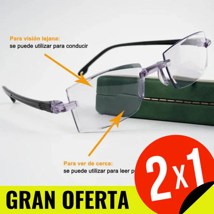 Compra 1 y lleva 2 Gafas de Lectura Multifocales + Estuche Gratis