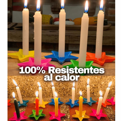 SOPORTE DE VELAS POR 20 UNIDADES